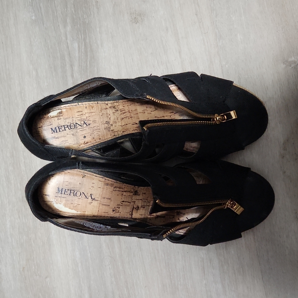 Merona wedge heels